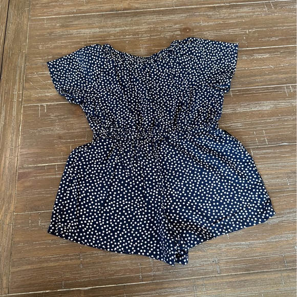 Old Navy yellow dress, navy romper, with cream sweater, all are size 3T - Picture 9 of 14